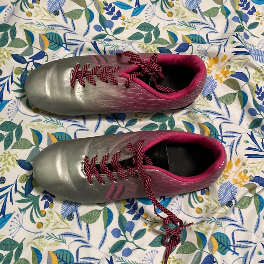 DSG girls soccer cleats, used 1/2 a season